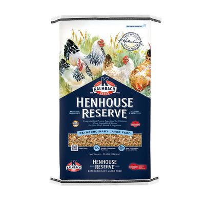 Kalmbach Feeds Henhouse Reserve - Extraordinary Whole Grain Layer Feed for Chickens, 30 Lb