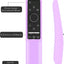Case Compatible with Samsung Smart TV Remote Controller BN59 Series, Light Weight Silicone Cover Protector Shockproof Anti-Slip Remote Skin Sleeve - Purple