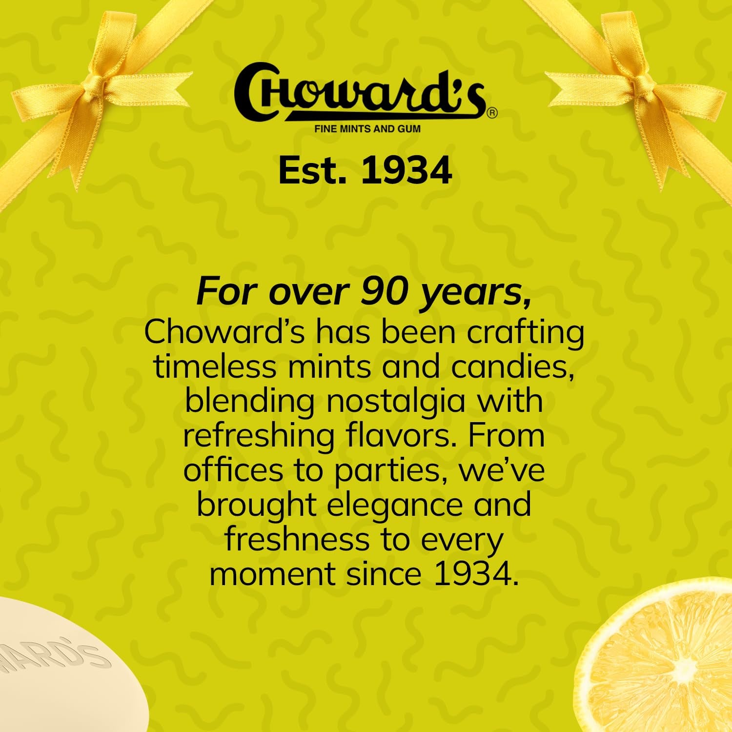 Choward'S Lemonmint Candy Bags | Unique Aromatic Flavors for Everyday Freshness | Perfect for Travel, Sharing, and Gifting | Distinctive Taste in Convenient Packaging | (Pack of 3, 49 Pieces)