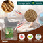 Non-Gmo High-Protein Large Dried Mealworms for Chickens, Natural Grubs and Poultry Treats as Chicken Feed,Duck Food, Wild Birds Seed,Fish Food,Reptile Food,Amphibian Food(Mealworms-2Lb)