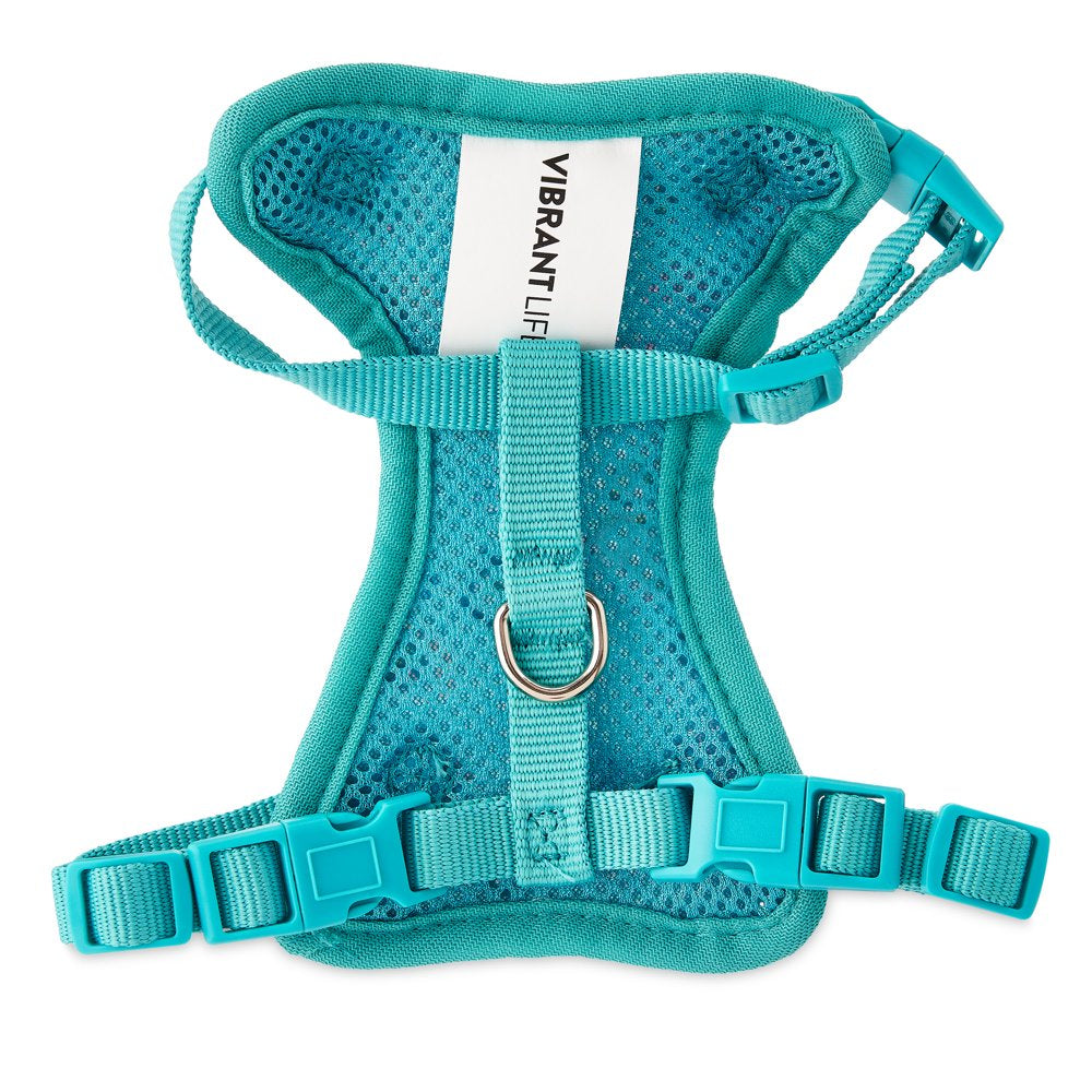 Vibrant Life Sushi Cat Harness and Leash Set, Blue, One Size Fits Most