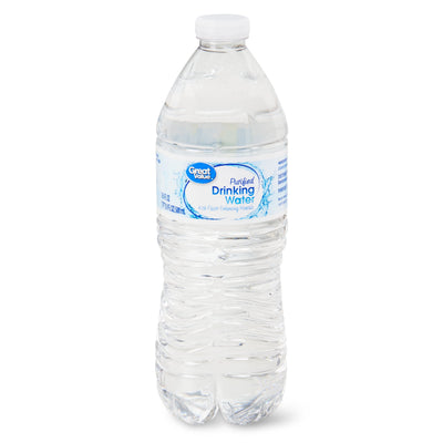 Great Value Purified Drinking Water, 16.9 Fl Oz, 24 Count