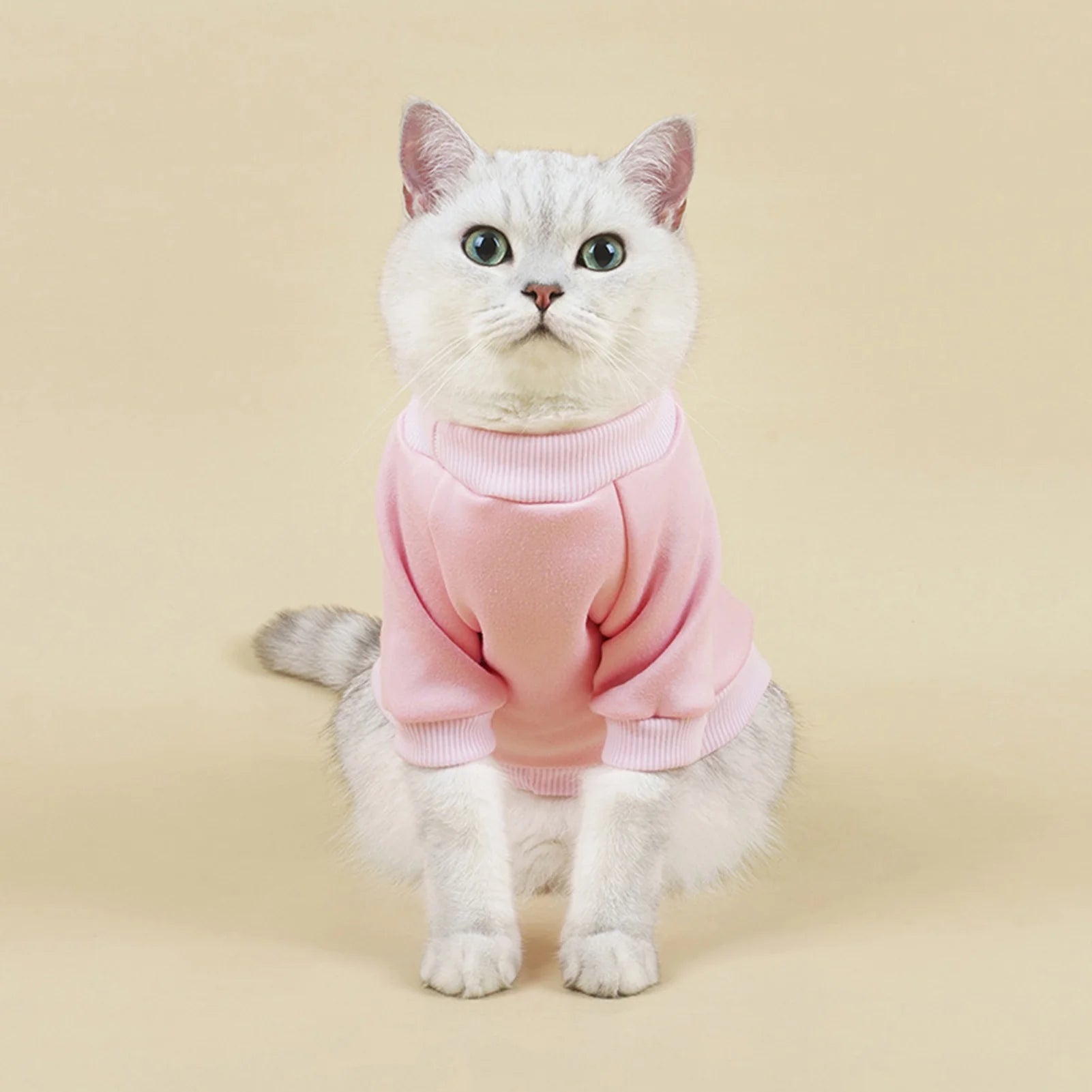 Walbest Dog Sweaters for Small Dogs, Cute Dog Clothes Classic Warm Pet Sweaters for Dogs Girls Boys, Cat Sweater Dog Sweatshirt Winter Coat Apparel for Small Dog Puppy Kitten Cat((Pink, L)
