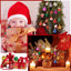 Skylety 36 Pcs Mini Christmas Ornaments, Glitter Balls