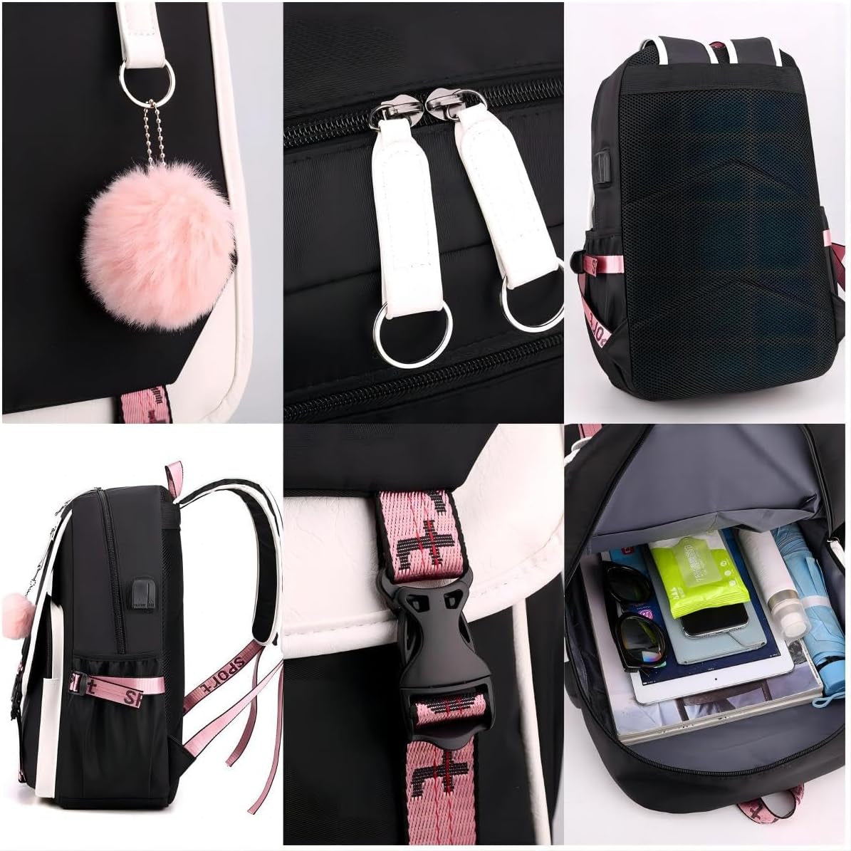 Stray Backpack Merch, Fans Book Bag Casual Backpack (Black4)