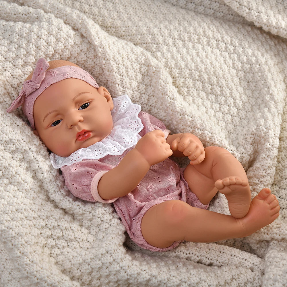 15.75Inch Dolls 40Cm Reborn Dolls Dolls Toys Lifelike Reborn Dolls Full Body Vinyl Dolls Cute Doll Toys Birthday Gift for Women