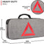 Thrive Emergency Car Kits for Vehicles - Roadside Emergency Car Kit (104 Pieces) - Car Kits for Emergency - Roadside Car Kit with Jumper Cables and Mini First Aid Kit - Gray Bag