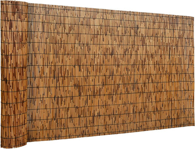 Dearhouse Natural Reed Fencing, Eco-Friendly Reed Fence, 6 Feet High X 13.3 Feet Long, Reed Screen for Garden, Privacy Fence