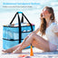 Oscaurt Beach Bag, Extra Large Beach Bags for Women Waterproof Sandproof, Mesh Beach Tote Bags Travel Pool Bag