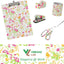 VIBRANZ-LAB Cute Heavy Duty Stapler for Home Office Supplies Standard Pretty Floral Staplers for Desk Cute Office Products Small Hand Stapler Desktop Stapler School Crafting Supplies Mini Stapler