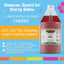 Hawaiian Shaved Ice Syrup, Cherry, Gallon