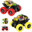 Monster Truck Toy Friction Car for Kid Toddler 360° Rotating (2 Pack)