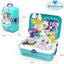 GLUAAE Toys for Kids Dog Grooming Doctor Kit Toys, Pet Care Play Set Pretend Puppy Dog Carrier, Pet Grooming Toy with Sturdy Gift Case for Toddler Boys and Girls