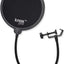 Blue Microphones Yeti USB Microphone (Blackout) Bundle with Knox Gear Headphones and Pop Filter (3 Items)