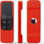Silicone Case Compatible with Apple TV 4K/HD Siri Remote (1St Gen) - Anti-Slip Shock Proof Soft Remote Cover Case Compatible with Apple TV 4K 5Th 4Th Gen Siri Remote Controller - Red