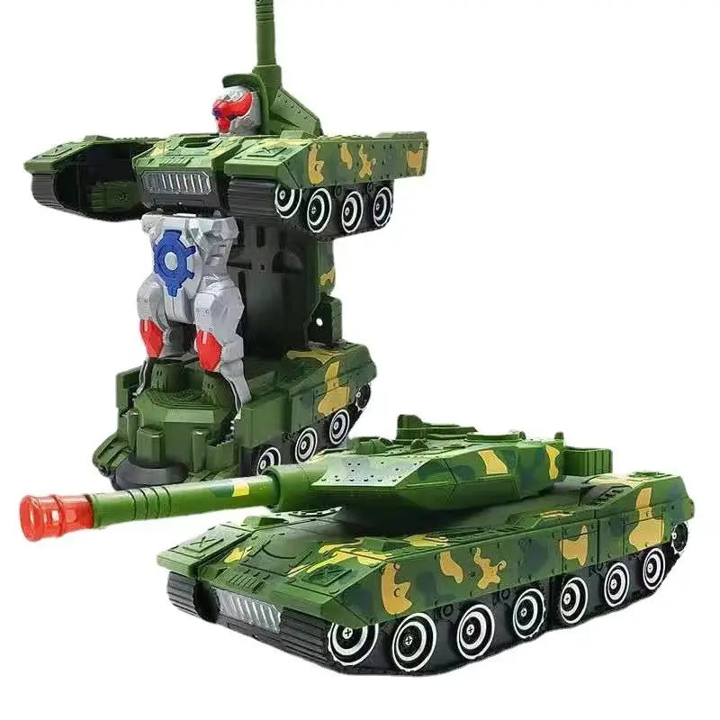 Kids Toys, Toddler Toys,Transformable Tank Robot Toy with Light & Sound, Automatic Obstacle Avoidance, Birthday Christmas Gift for Boys Girls 3+
