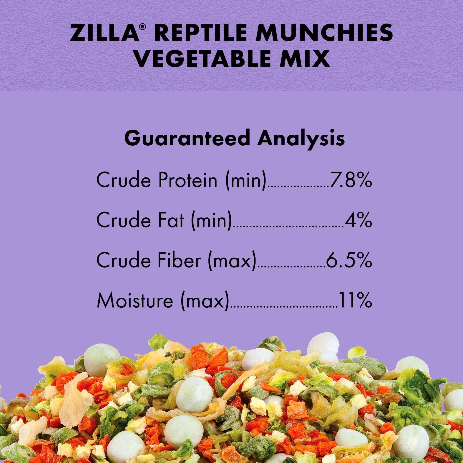 Zilla Reptile Munchies Vegetable Mix 4 Oz.