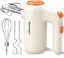 Hand Mixer, 5-Speed Electric Whisk with Turbo Boost Includes 5 Stainless Steel Attachments - Great Stand Mixer Alternative for Baking Cakes, Bread & More