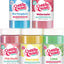 Cotton Candy Express 100-Count Paper Cones with Pink Vanilla, Lime, Blue Raspberry, Watermelon, and Pina Colada 11-Ounce Floss Sugar Jars for Cotton Candy Making