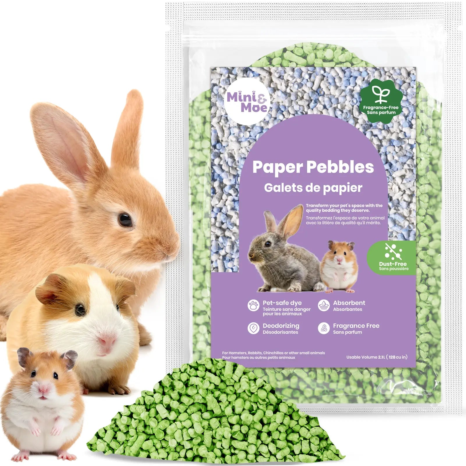 Cozy Small Animal Pet Bedding for Pet Guinea Pigs, Rabbits, Hamsters, Gerbils, and Chinchillas,Hamster Cage,Pet Toy,Stuff