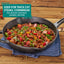 Mirro MIR-19052 10" Pre-Seasoned Ready to Use round Cast Iron Skillet with Helper Handle, Black