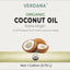 Verdana Organic Extra Virgin Coconut Oil, Food Grade, Unrefined Cold Pressed, USDA Organic, 1 Gallon, Bulk Value Size for Cooking, Baking & Soap Making