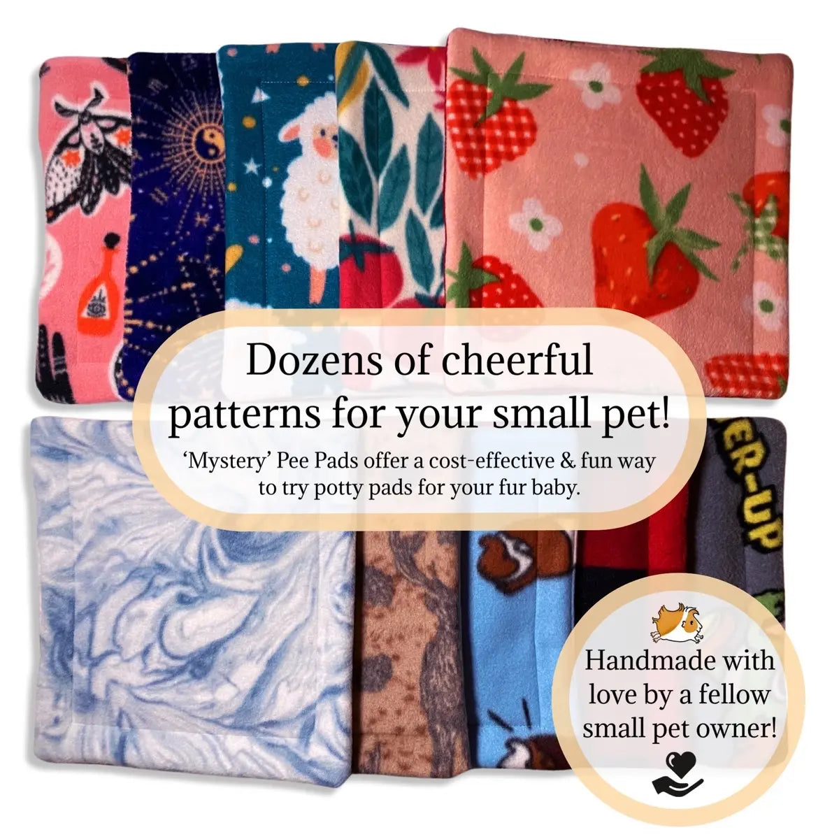 Premium-Quality Triple Layered Pee Pads for Small Pets - Gallopingguinea