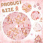 Pink Christmas Tree Skirt 48 Inch, Gingerbread Candy Cane Xmas Tree Decor
