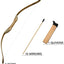 Kids Bow and Arrow Set, 32 Inch Archery Set Handmade Wooden Toy Bow and Arrow Fo