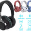 Wireless Bluetooth 5.1 Headphones over Ear LED Headset Stereo Noise Cancelling