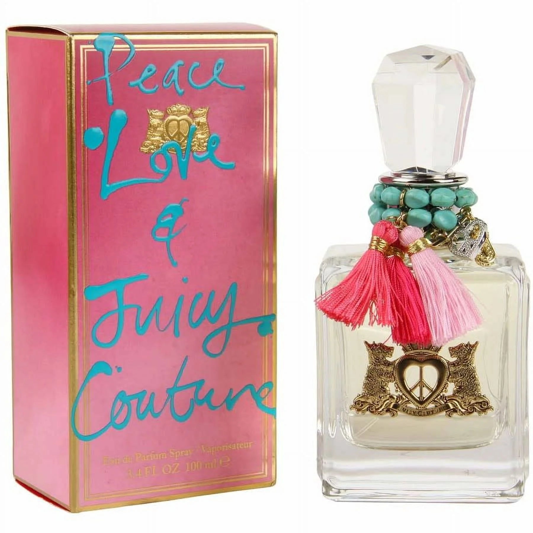 Juicy Couture Peace Love & Juicy Couture Eau De Parfum Spray 3.4 Oz