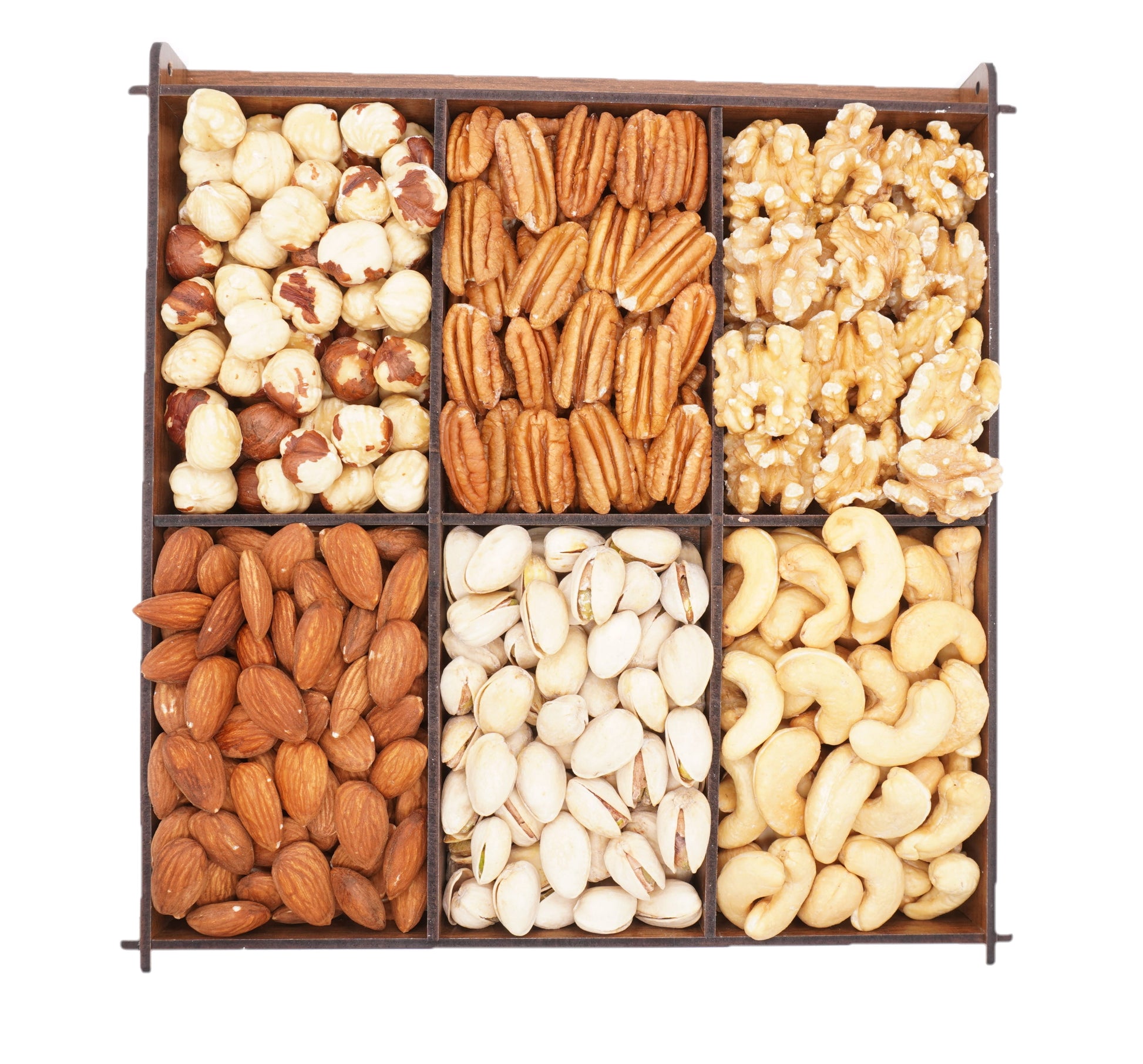 Nuts Basket, Gourmet Food Fresh Gift Ideas for Business, Customer Box, Birthday, Secret Garden'S
