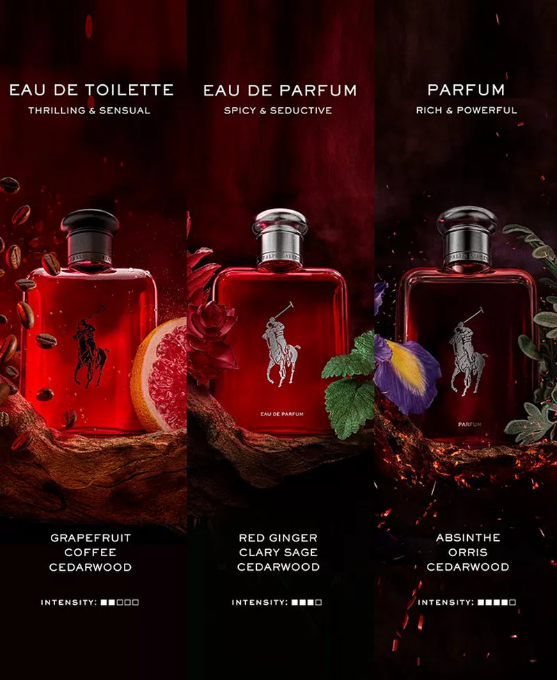 Polo Red Eau De Toilette Spray, 6.7 Oz