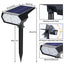 Toodour Solar Lights Outdoor, 49 LED Super Bright Solar Spot Lights with 2 Lighting Mode, Waterproof Solar Powered Landscape Spotlights for Garden Patio Pathway Yard (4 Pack-Warm White)