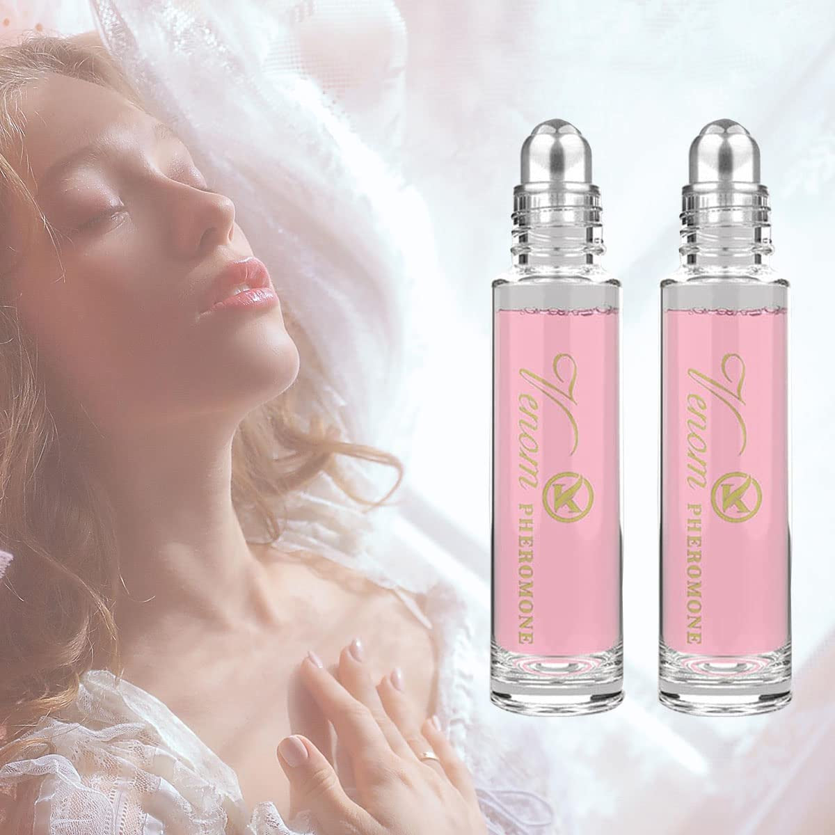 3Pcs Lunex Phero Perfume, Verola Perfume for Women, Women Pheromone Perfume, Specially Designed for Women, Portable Perfume Long Lasting Female, Roll on Perfume Phero Oil.