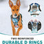 Embark Adventure Small Dog Harness – No-Pull, Reflective Trim, Military-Grade Nylon, Front Clip with Gel-Lined Handle