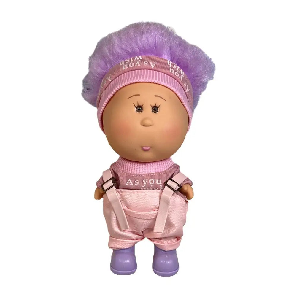 Cute Spanish Potato Doll Mia 18Cm Vinyl Head Soft Plush Body for Girls Boys Birthday Surprise Christmas Gift Toy