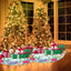 Xmas Tree Skirt, Christmas Tree Decoration Soft Plush Tree Mat Holiday Party 36 Inches