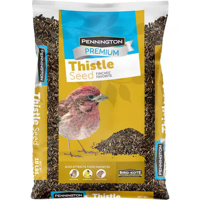 Premium 10 Lb. Thistle Nyjer Bird Seed Food for Finches and More Wild Bird Feed