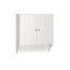 Riverridge Ashland 2-Door Bathroom Medicine Cabinet Wall Storage with Towel Bar - White