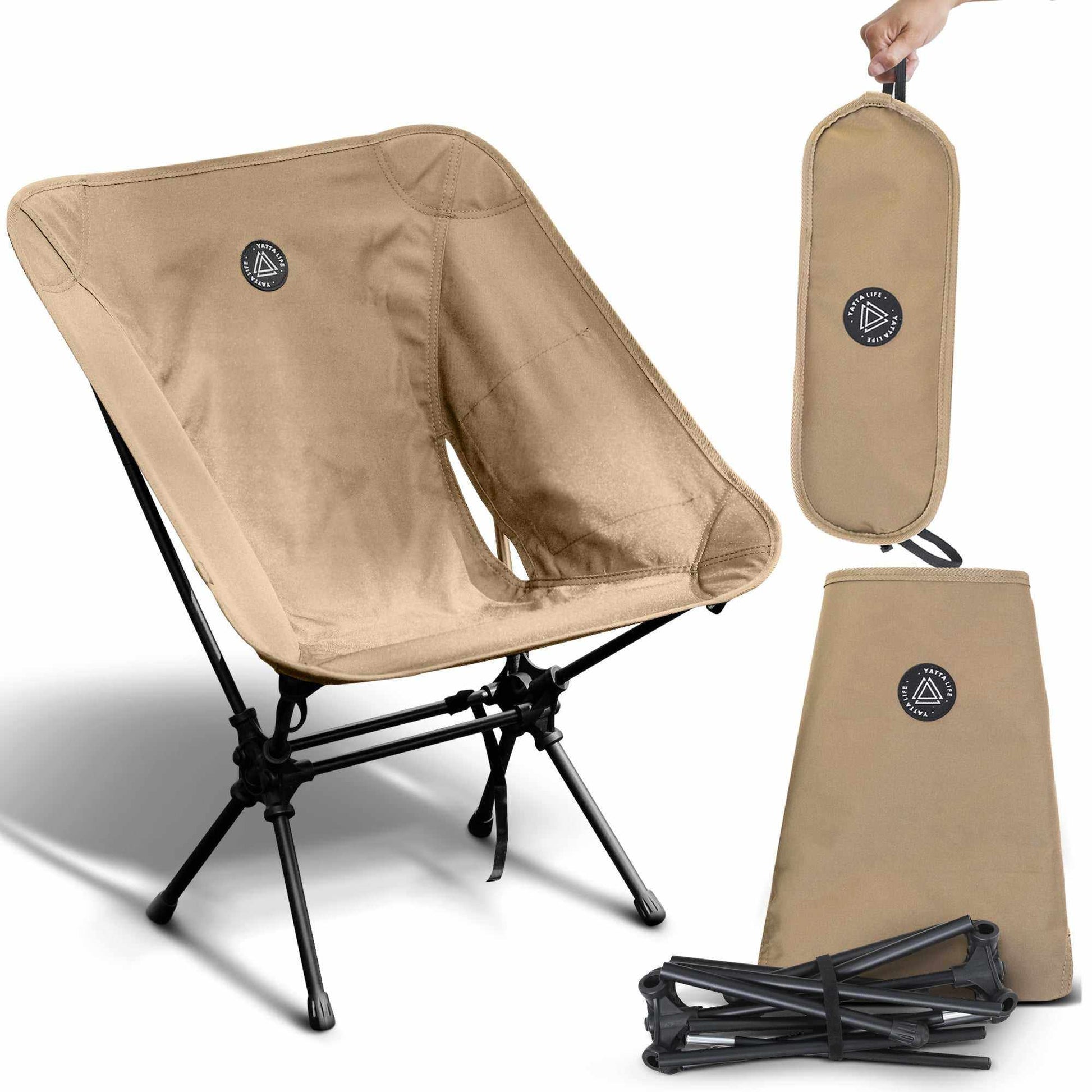 Experience Ultimate Comfort with Our Lightweight Army Green Folding Camping Chair - Perfect for Outdoor Adventures!