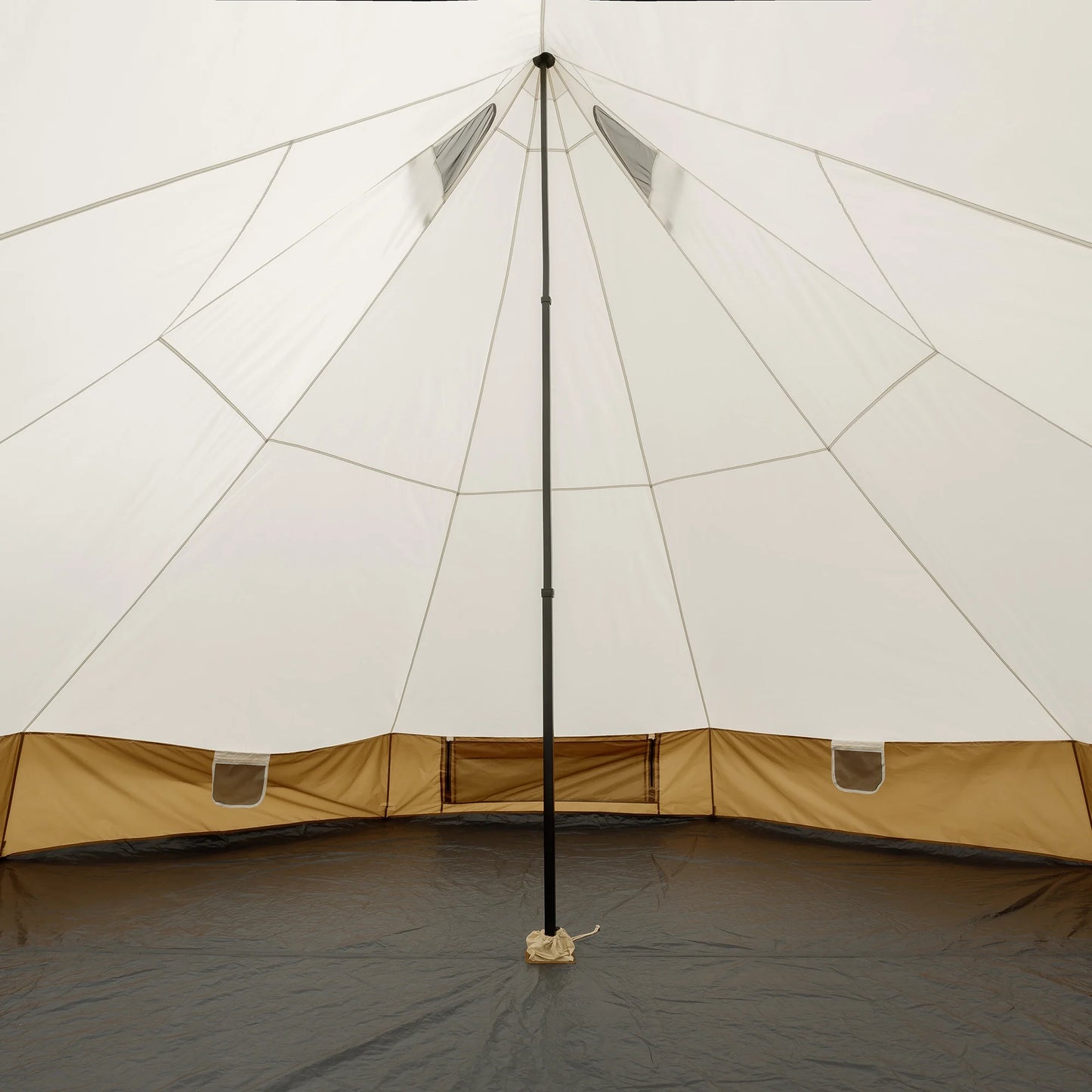 Ozark Trail 15' X 15' 8-Person Bell Tent with String Lights, 22.57 Lbs