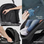 Mompush Wiz 2-In-1 Baby Stroller with Bassinet Mode, Reversible Seat and Large Canopy, Khaki, 22.3LB, Unisex