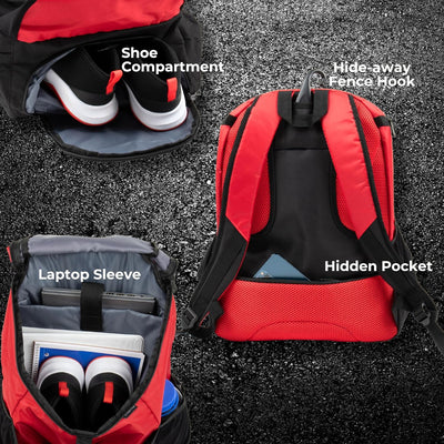 Athletico Basketball Bag - Large Basketball Backpack for Men & Women - Volleyball & Soccer