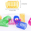 40 Pack Cat Spiral Spring, Cat Toys Spring for Indoor Cats, Durable Plastic Coils Colorful Cat Kitten Spring Toy Creative Toy for Swatting, Biting, Hunting