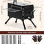 Upgraded Tent Stove, Portable Wood Burning Stove for Outdoor Camping