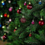 Hicarer 36 PC Christmas Ornaments, 1.57 Inch Shatterproof Burgundy Ball