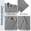 GENTS BLISS Men Linen Shirts Casual Short Sleeve Button down Shirts for Men Beach Tops with Pocket