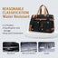 MOLNIA 3 in 1 Laptop Bag for Men, 17.3 Inch Work Bags for Men, Laptop Backpack, Briefcases, Messenger Bag, Computer Bags for Laptops for Men Women, Black