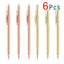 Slim Metallic Retractable Ballpoint Pens Slim Ballpoint Pens Black Ink Pens Metal Pens Set for Business Office